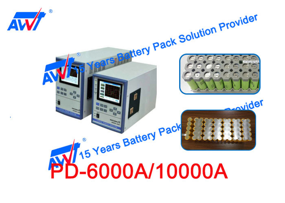Batería 32650 Tab Spot Welder del soldador 6000A 10000A 18650 del punto de la precisión del transistor