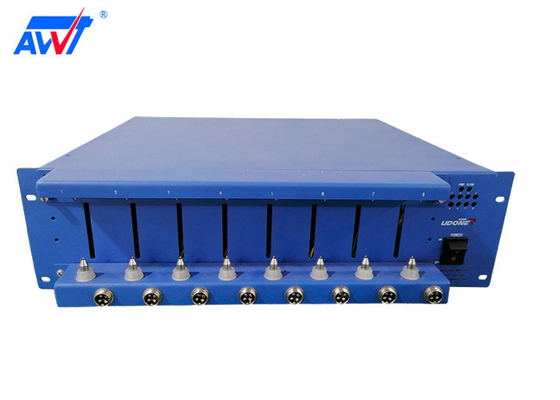 Máquina de prueba de la capacidad de la batería del equipo/8 puntos de la formación de la batería de litio 5V 3A